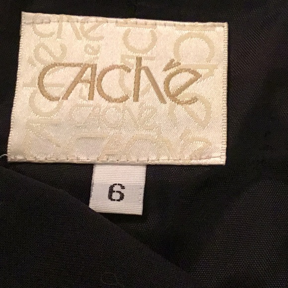 Cache Black Skirt w/ Lace Stripe - Picture 4 of 6